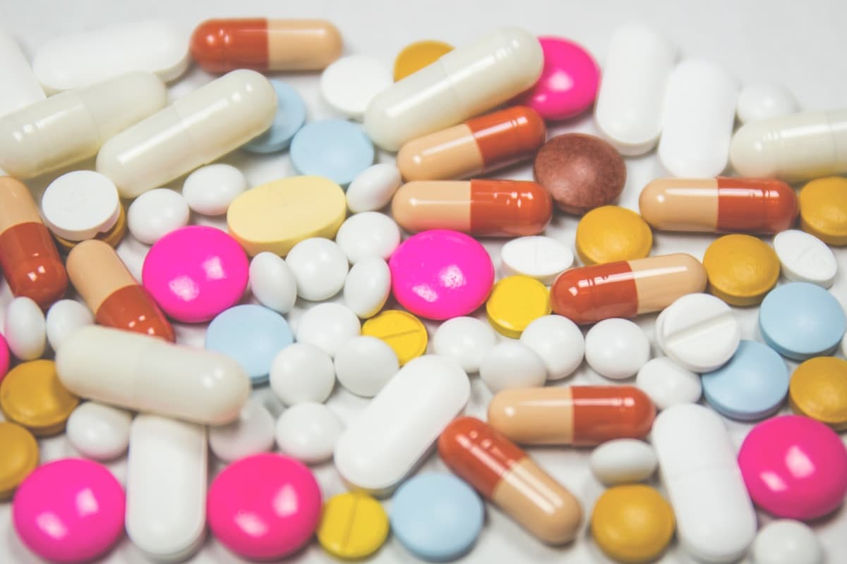 Pharmacist preparing healthcare products and medicines