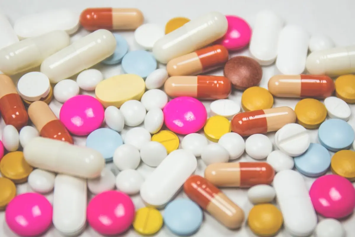 Pharmacist preparing healthcare products and medicines